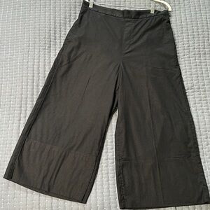 BANANA REPUBLIC Wide Leg Black Cropped Pants